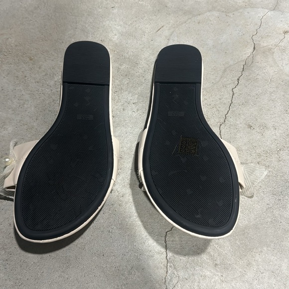 PEARLED DRESSY SLIDES/SANDALS - Picture 4 of 7